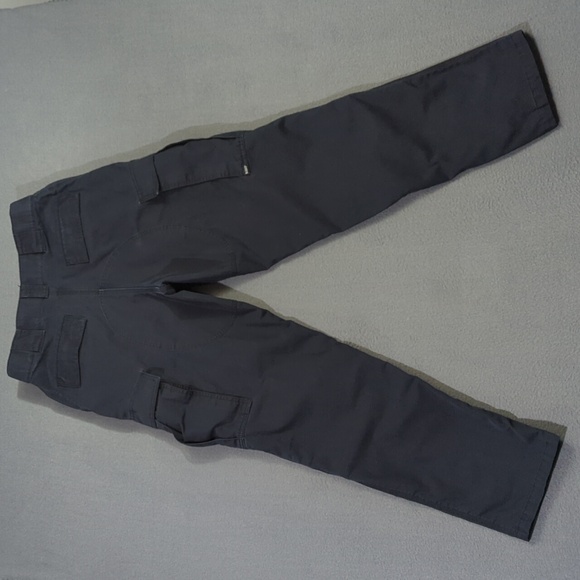 5.11 Tactical Pants Men's M Regular Navy Blue TDU Ripstop Cargo Adjustable Waist - Picture 2 of 13